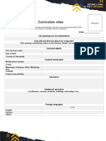 CV Template