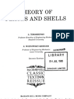 Theory of Plates and Shells-Timoshenko