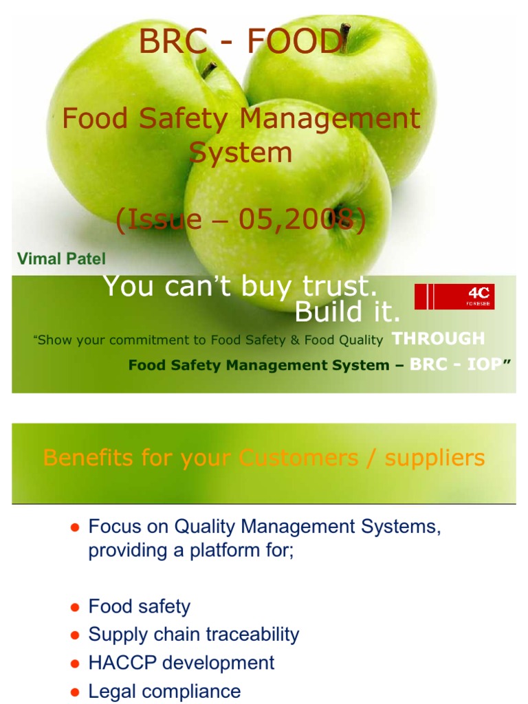 BRC Food -Training Kalpesh Corporation | Hazard Analysis And Critical ...