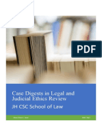 Case Digests in Legal and Judicial Ethics Review