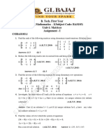 Assignment Mathematics I