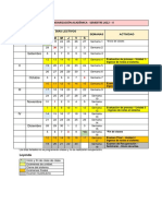 Calendarización Académica SEMESTRE 2022 - II SENCICO