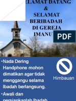 Ibadah Minggu 3 Juli 2022 (Liturgi Bentuk I)