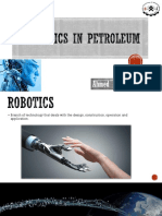 Robotics in petroleum