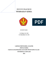 Penuntun Praktikum Pemisahan Kimia