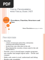 3 - Procedures, Functions and Structures