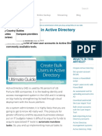 Create Bulk Users in Active Directory - Step-by-Step Guide & Free Tool