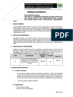 TERMINOS DE  REFERENCIA - ASISTENTE TECNICO