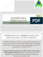 Konservasi & Pembangunan Berkelanjutan