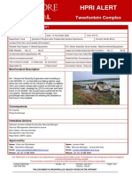 HPRI Notification - Security LDV Accident