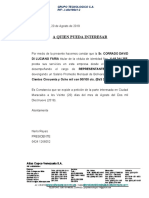 Constancia de Trabajo GT CD