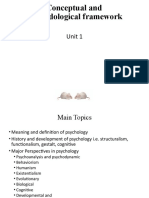 Unit 1 Conceptual N Methodological Framework