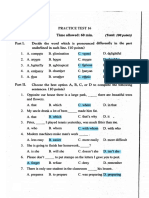 Practice Test 16-Grade 10