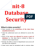 Unit-8 Database Security