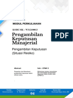 Modul Pengambilan Keputusan Manajerial (TM4)