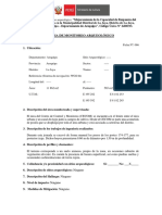 Ficha Del Plan de Monitoreo Arqueológico