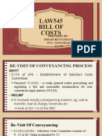 LAW545 5 Bil of Costs