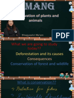 Conservation of Plants and Animals in One Shot - Class Notes