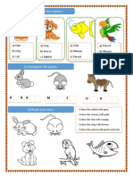 Pets Worksheet