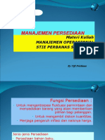 Manajemen Persediaan STIE Perbanas