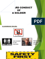 Standard of Conduct of A Soldier