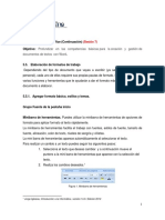 Elaboración de Formatos de Trabajo