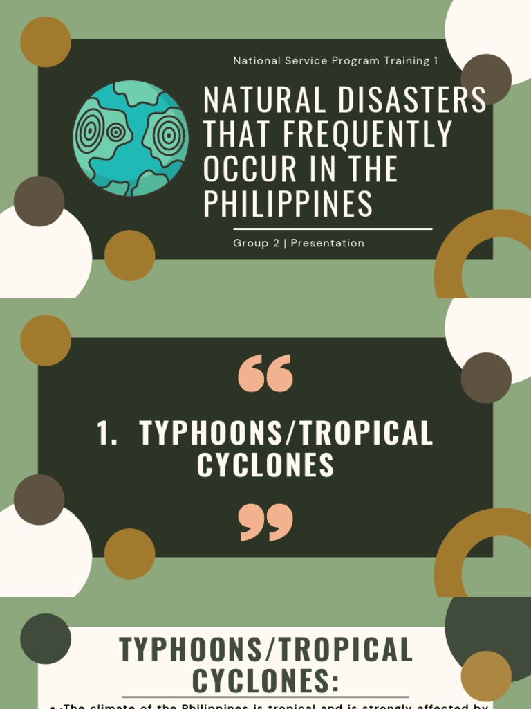 Top 10 Most Devastating Natural Disasters To Impact The Philippines