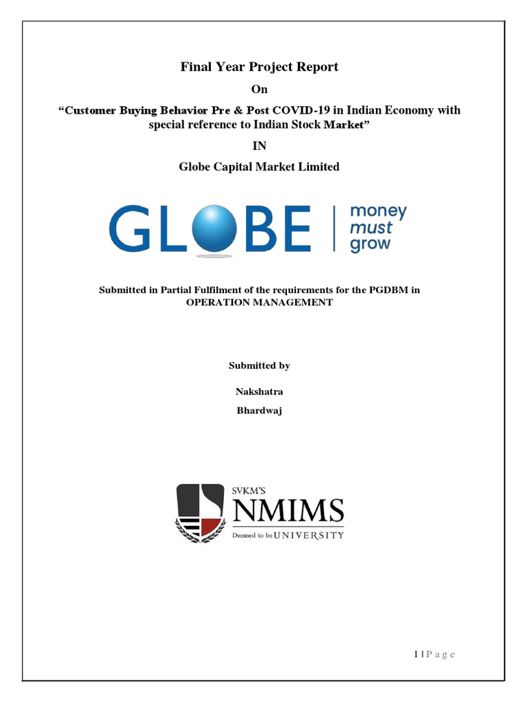 Analysis of Customer Buying Behavior Pre and Post COVID19 in the Indian Stock Market A Study