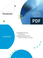 Módulo 4 - Aplicación de Balances de Materia y de Energía en La Evaluación de Factibilidad Tecnológica y Economica de Un Proceso