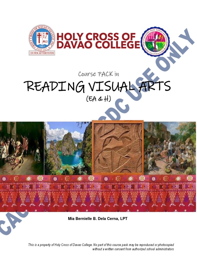 Reading Visual Arts Course Overview | PDF | The Arts | Composition ...