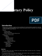 Monetary Policy Measures and Challenges