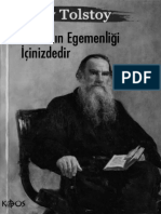 Lev Tolstoy Tanrinin Egemenligi Icinizdedir