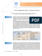 Fiche: Récepteurs de La Dopamine Dans Le Système Nerveux