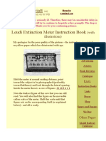 Marriott - Leudi Extinction Meter Instructions