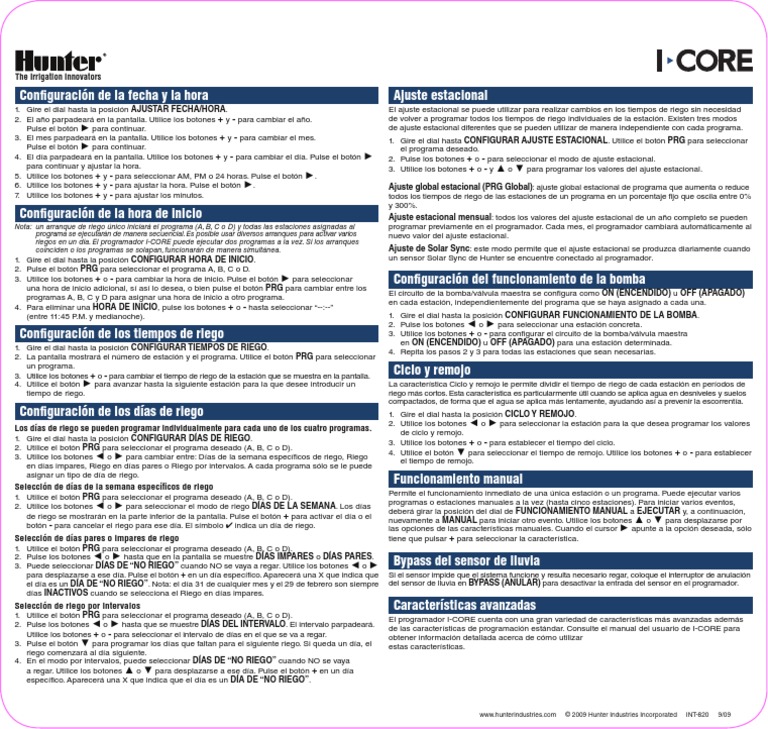 X Core Confg en 1 Pag | PDF