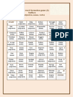 Word Formation Game 3