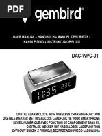 Digital Alarm Clock Manual | PDF