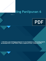 Araling Panlipunan 6-Secondquarter-Week2