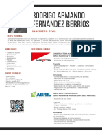 CV Rodrigo Armando Fernández Berríos