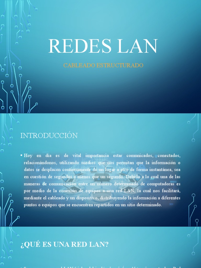 Guía Completa sobre Redes LAN y Cableado | PDF | Red de computadoras ...