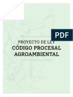 Proyecto de Ley Codigo Procesal Agroambiental Ta