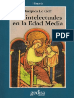 Le Goff - Intelectuales