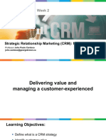 Strategic Relationship Marketing (CRM): MARK 4014