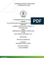 Psicologia General 1 Deber PDF