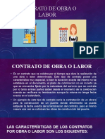 Contrato de Obra o Labor