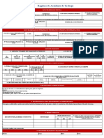 Registro de Accidente de Trabajo