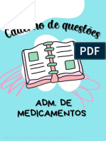 Caderno de questões sobre administração de medicamentos