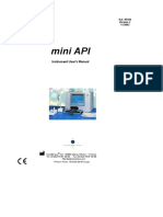 Mini API - Analyzer - User Manual