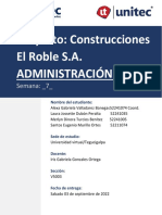 Proyecto CONTRUCCIONES EL ROBLE SA.