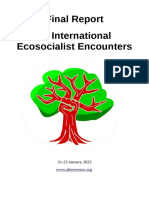 5th International Ecosocialist Encounters Final Report